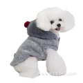 Customized cherry pattern cotton coat small dog clothes